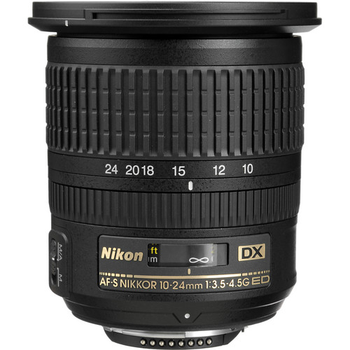 Nikon AF-S DX NIKKOR 10-24mm f/3.5-4.5G ED Lens (INTL Model) - Essential Kit - image 3 of 4