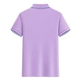 thumbnail image 5 of Big & Tall Men's Short Sleeve Collared Shirts Casual 3 Button Jersey Golf Tops Moisture Wicking Lightweight Workwear Summer Business Office Regular Fit Tees, 5 of 5