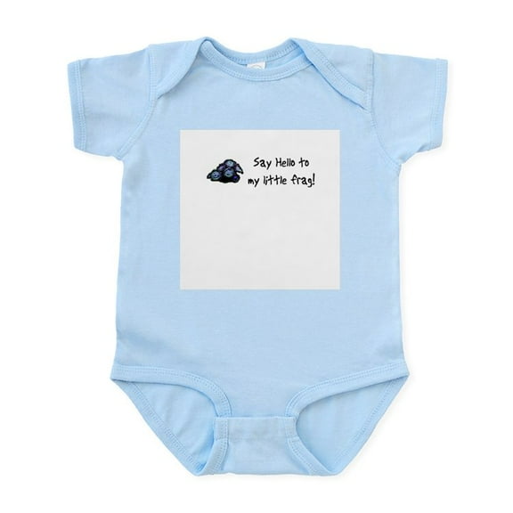 CafePress - Hello Frag Infant Bodysuit - Baby Light Bodysuit, Size Newborn - 24 Months