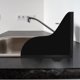 thumbnail image 1 of FELTECHELECTR 2Ud Acrílica Contra Salpicaduras Para Lavabo Y Bañera Negro, 1 of 7