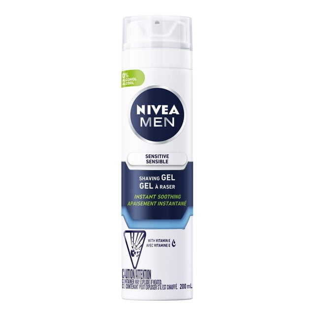 Gel de Afeitar NIVEA Men Sensitive 200 ml Paquete de 1