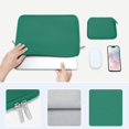 thumbnail image 4 of Funda para Laptop MOSISO 13,3" de Neopreno con Pequeño Estuche Verde, 4 of 6