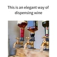 thumbnail image 4 of Grifo de vino de madera, dispensador de whisky, grifo de una sola cabeza, soporte para licor, dispensador de bebidas para fiestas, decoración de Kits de equipo de elaboración de vino Numero 3 Bewildely HA027241-03, 4 of 6