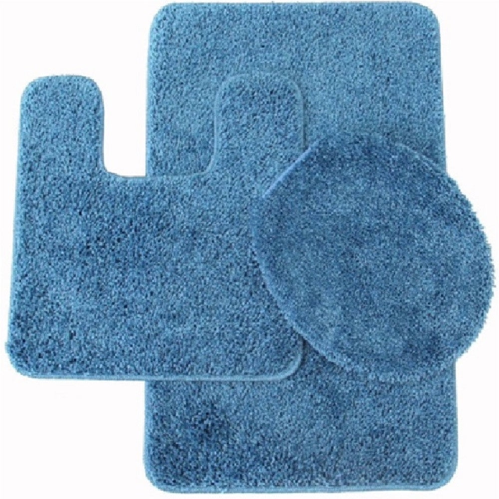 3PC ELITE BATHMAT SET DUSTY BLUE - Walmart.com