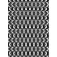 thumbnail image 1 of Ahgly Company Indoor Rectangle Patterned Black Novelty Area Rugs, 8' x 12', 1 of 6
