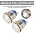 thumbnail image 2 of FUTUREORYY 2Pcs Push Button Latch Stainless Steel Round for Electrical Circuits, 2 of 6