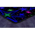 thumbnail image 5 of Joy Carpets Neon Lights Kapow 6' x 9' Indoor Area Rug in Color Fluorescent, 5 of 5