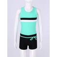thumbnail image 2 of TiaoBug Girls Tankini Swimsuit Summer Bathing Suit Beachwear Tank Tops+Boyshorts Set, 2 of 7