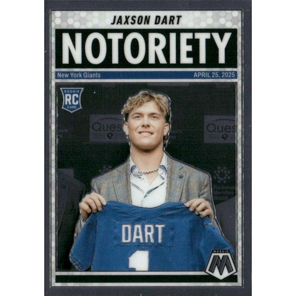 NFL 2025 Panini Mosaic Football Notoriety Jaxson Dart #11 [Rookie]