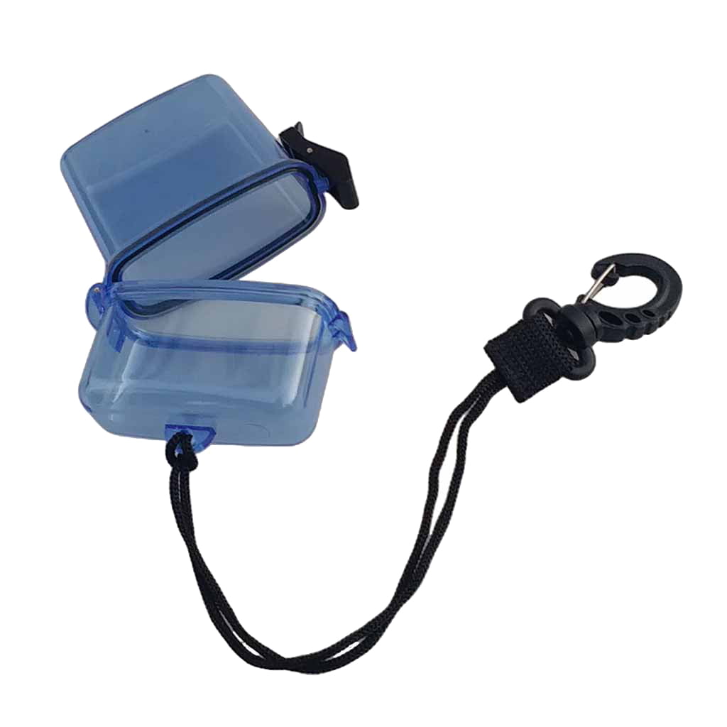 Waterproof Dry Box Container & Swivel Clip for Scuba Diving Kayaking Sailing 