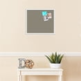 thumbnail image 3 of PinPix 20x17 Custom Cork Bulletin Board Pewter Poster Board Has a Fabric Style Canvas Finish, Framed in Pewter, by ArtToFrames (PinPix-1812), 3 of 5