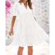 thumbnail image 5 of Vestido casual BTFBM para mujer, bohemio, verano, cuello en V, manga corta, 5 of 9