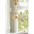 thumbnail image 2 of Lucas McKearn Sweet Olive 3-light Resin Mini Chandelier in Distressed Gold, 2 of 3