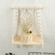 thumbnail image 4 of Estante colgante de pared de macramé bohemio, tapices de macramé tejidos y , estante flotante, arte de pared, decoración para hogar,, 4 of 7