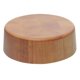 HUBERT Butcher Block Design Display Riser Round - 6