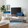 thumbnail image 7 of Modway Render 70" TV Stand in Walnut White, 7 of 7