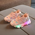 thumbnail image 2 of TOWED22 Children's Casual Shoes Boys Girls Breathable Non-Slip Light Sneakers Unisex Luminous Sneakers for Girls Sport Running Shoes Pink,4.5-5Years, 2 of 7