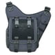 thumbnail image 1 of Bolso bandolera de hombro de lona vintage para hombre Bolso bandolera de patchwork de cuero en el pecho (03-1BLACKGREY) KAUKKO  FH03-1-Blackgrey, 1 of 5
