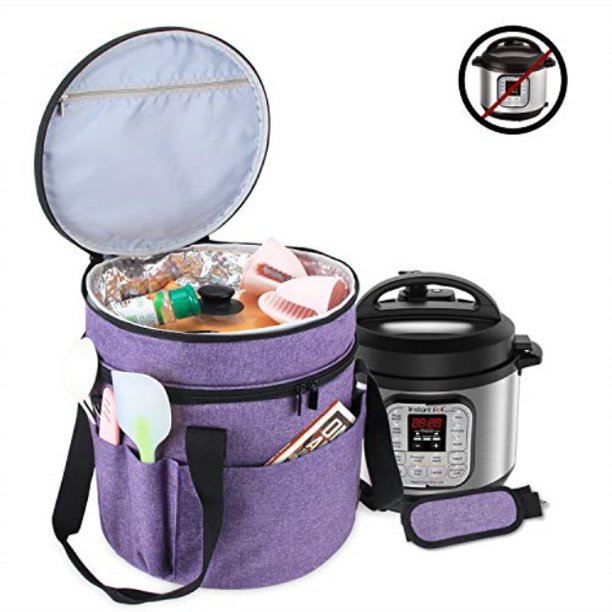 luxja carrying bag compatible with instant pot (6 quart), travel tote