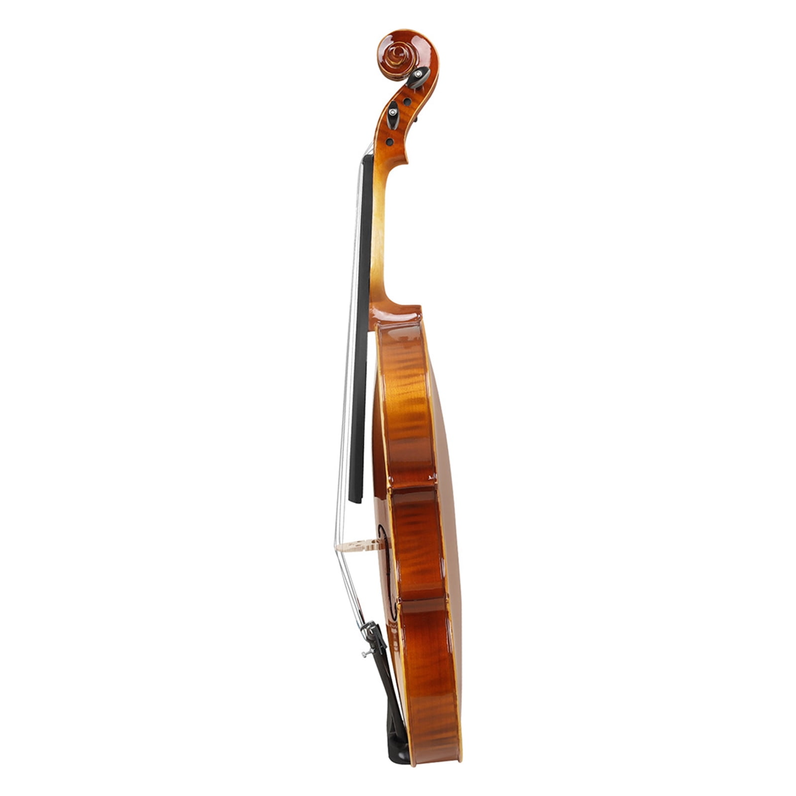 FEAMOS Spruce Wood Viola with Bow and Carrying Case Stringed Instrument 16 Inch Viola Replacement Kits for Beginners Students