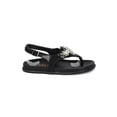 thumbnail image 2 of MACKINJ HH04 Women Jeweled Open Toe Thong Slingback Molded Footbed Sandal, 2 of 5