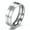 for Man, variant on 'I Love You' Couple Ring 6mm Men/Women CZ Stainless Steel Wedding Band Size 5-11