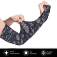thumbnail image 3 of Lsque Wildflowers And Dragonflies Cooling Arm Sleeves for Men & Women -Compression Sleeves to Cover Arms for Working,Sun Sleeves for UV Protection,Breathable, Moisture-Wicking, 3 of 8