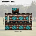 thumbnail image 7 of SEANATIVE Golf Cart Seat Covers for 2-Person Seats, Suitable for EZGO, Yamaha, Club Car and More, Scratch-resistant All Weather Golf Cart Accessory, Aztec Pattern Brown Teal, 7 of 7