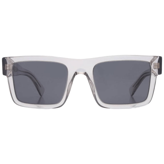 Prada Men's 0Pr 19Ws Translucent Acetate Sunglasses Grey
