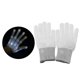 thumbnail image 1 of Guantes con luz LED, rendimiento brillante, portátil para fiestas, niñas/, adolescentes Blanco XL Hugo Guantes iluminados, 1 of 10