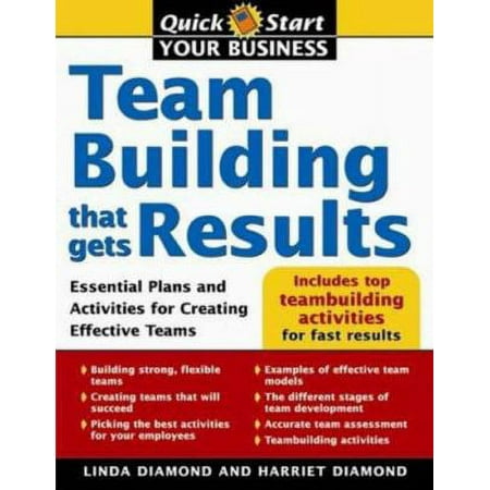 Teambuilding That Gets Results: Essential Plans and Activities for Creating Effective Teams [Paperback - Used]