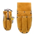 thumbnail image 2 of MasteelfCA Kit Waist Bag Cowhide Thick and Durable Electric Wood Reinforcement Metal Clamps Multi-tool Pockets, 2 of 7