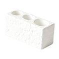 thumbnail image 3 of Soporte para Cepillos de Dientes, Organizador de 3 Compartimentos, Almacenamiento para Brochas de Maquillaje, Ideal para Encimeras, Baños, Dormitorios Blanco, 3 of 9