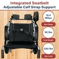 thumbnail image 4 of Zipr Transport Lite Power Wheelchair  Portable Lightweight Folding Electric Wheelchairs for Adults, Seniors, Elderly, Travel - Long Range & USB Port, 4 of 9