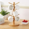 thumbnail image 6 of Mug Holder Tree Coffee Cup Holder Thicker Base Coffee Cup Holder Stand For Counter Countertop Organizer Mug Rack With 6 Hooks, 6 of 8