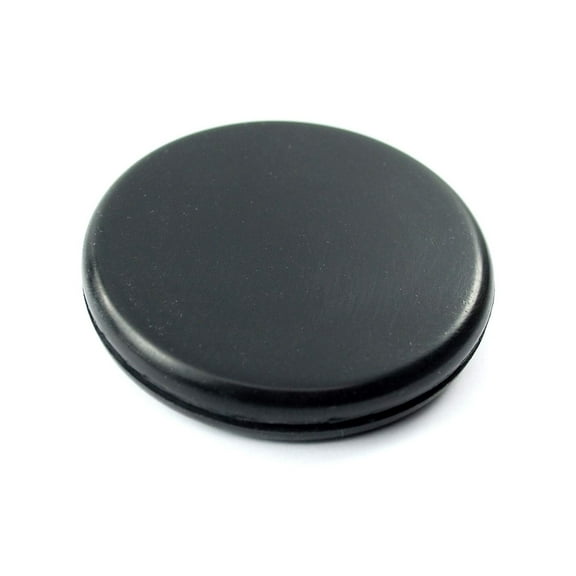 Fits 2" Hole - 2 3/8" Diameter - 7/16" Height - 1/16" Panel Thickness - Push-in Panel Plug Grommet Without a Hole Rubber Plug (1)