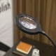 thumbnail image 2 of Lámpara de lupa LED con clip, plegable, de cuello de cisne, para lectura de escritorio, para periódicos, revistas y libros, 2 of 8