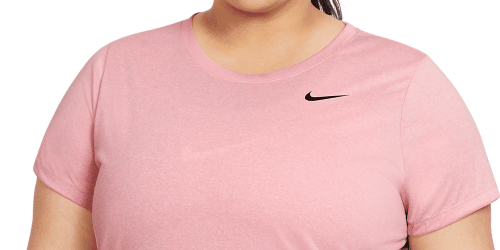 plus size nike dry legend training top