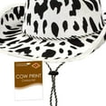 thumbnail image 2 of Beistle Cow Print Cowboy Hat, (1/Pkg), 2 of 5