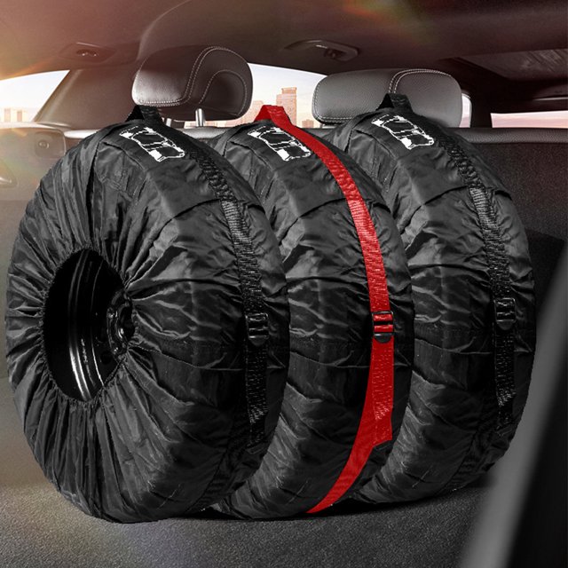 maskred Protective Spare Tire Cover For Car Waterproof And Sun Proof And Delamination Red S