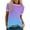 Light Blue, variant on Scyoekwg Womens Summer Tops Cute T Shirts Trendy Ladies Blouses Dressy Casual Going Out Tops Short Sleeve Womens Summer Fashion Loose