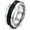 Silver Green, variant on Men’s Stainless Steel Ring, 8mm Camo Band for Men, Camouflage Wide Ring, Size 6-14, Everyday Wear Gift for Him
