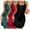 Red, variant on Jgppe 3 Pack Women's Silk Chemise Satin Slim Solid Color Slip Dress Nightgowns Nightwear Sleepwear