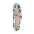 thumbnail image 4 of Time and Tru Women's Floral Mesh Mary Janes, 4 of 5