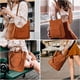 thumbnail image 2 of Bolso de hombro y bolso de mano, perfecto para la escuela y las compras, bolso de mano informal para damas, 2 of 6