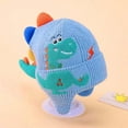 thumbnail image 2 of Kids Boys Girls Dinosaur Winter Knit Hat Baby Toddler Thick Scarf Earflap Hood Scarves Skull Caps, 2 of 7