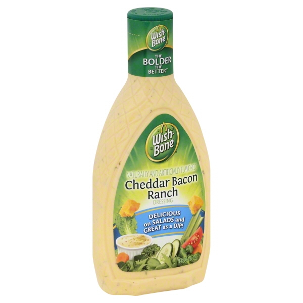 WishBone Cheddar Bacon Ranch Salad Dressing 16 fl oz