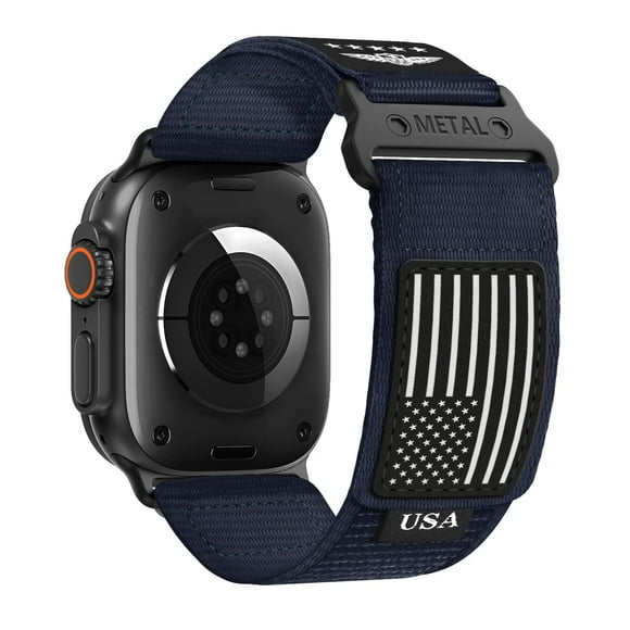 Correa de reloj BXUXOHS de nailon resistente para Apple Watch Ultra 2 de 49 mm