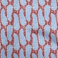 thumbnail image 1 of oneOone Rayon Red Fabric African Craft Projects Decor Fabric Printed By The Yard 56 Inch Wide, 1 of 4