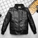 thumbnail image 2 of Abrigo De Invierno Para Niños Pequeños, Niños, Niñas, Prendas De Vestir Exteriores, Chaquetas, Abrigo De Moda, Abrigo Grueso Para Bebé, Chaqueta De Motocicleta, Negro Odeerbi LM103-3141, 2 of 9